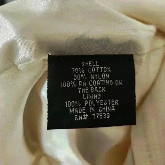 George Simonton Studio Womens Sz 6 Ivory Water Repellent Above Knee Button Coat - Picture 5 of 6